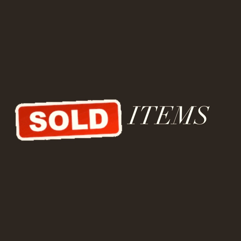 SOLD ITEMS